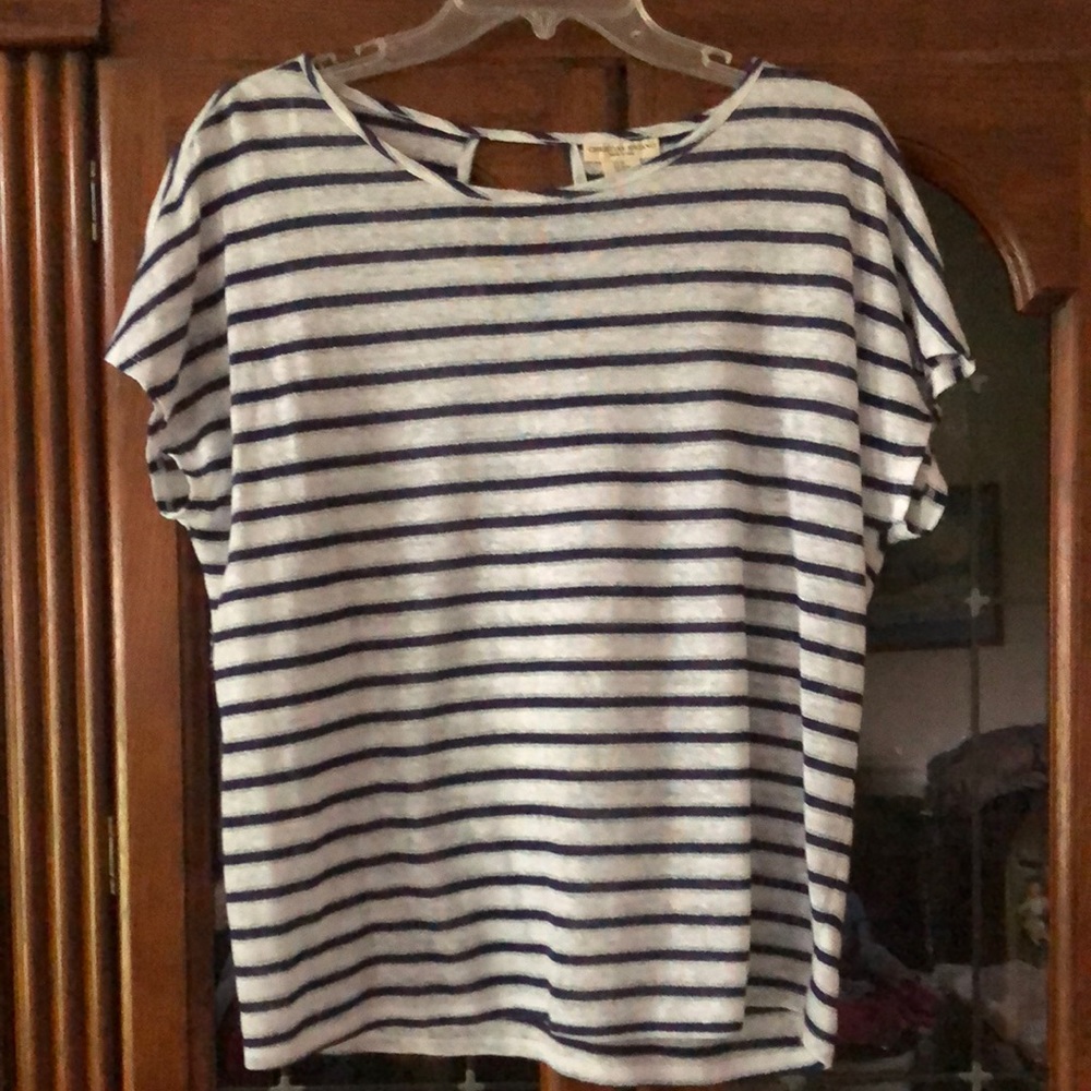 Christian Siriano Striped Top